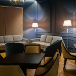 Elegant Lounge with Antique Charm